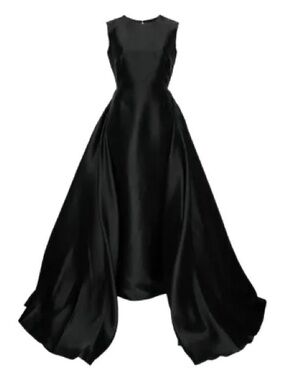 Solace London black Larsen dress